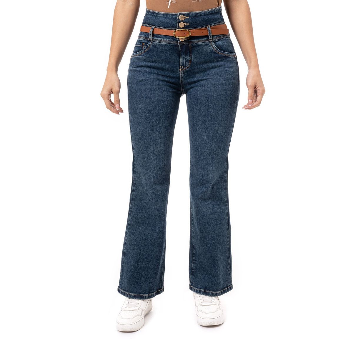 PIONIER - Pantalon Denim Stretch Cristih Pionier
