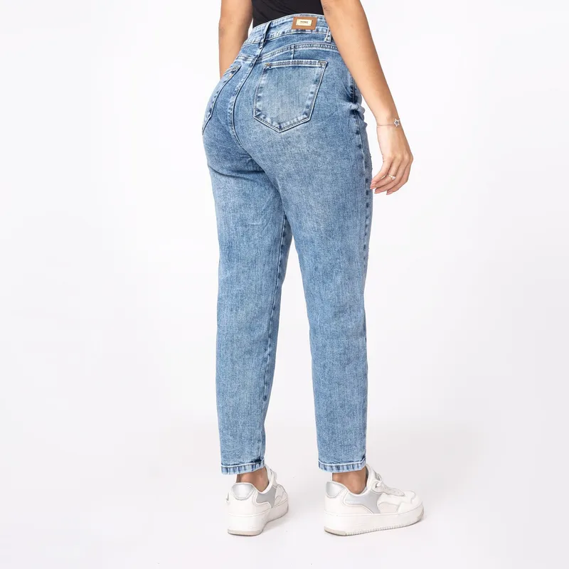 PIONIER - Pantalon Denim Stretch Daeli Pionier