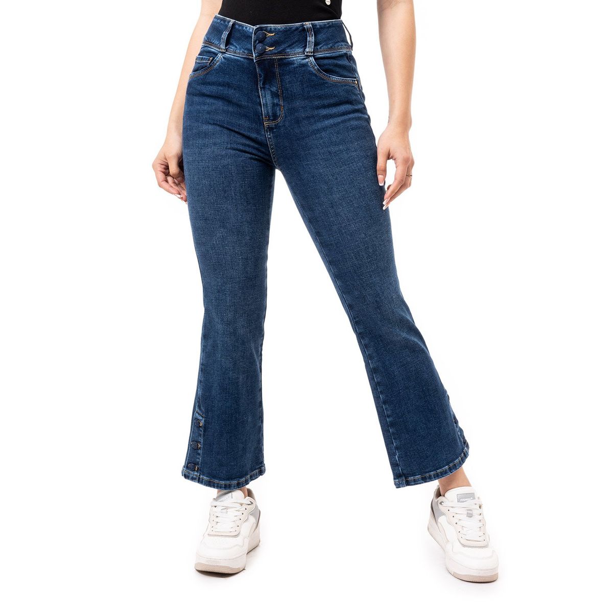 PIONIER - Pantalon Denim Stretch Danixah Pionier