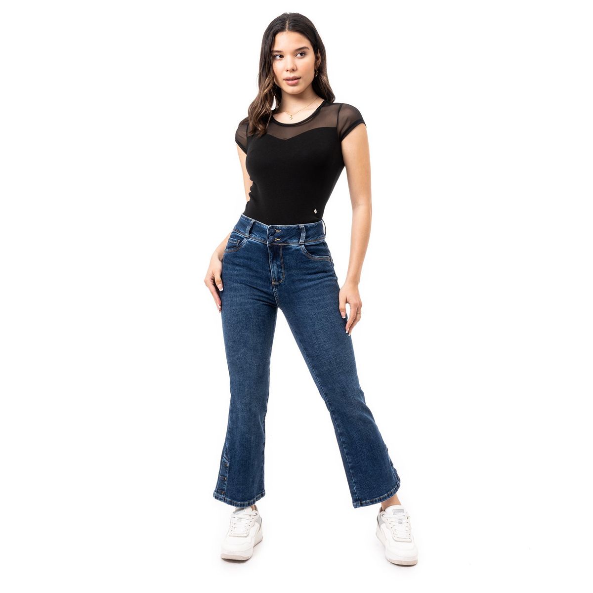 PIONIER - Pantalon Denim Stretch Danixah Pionier