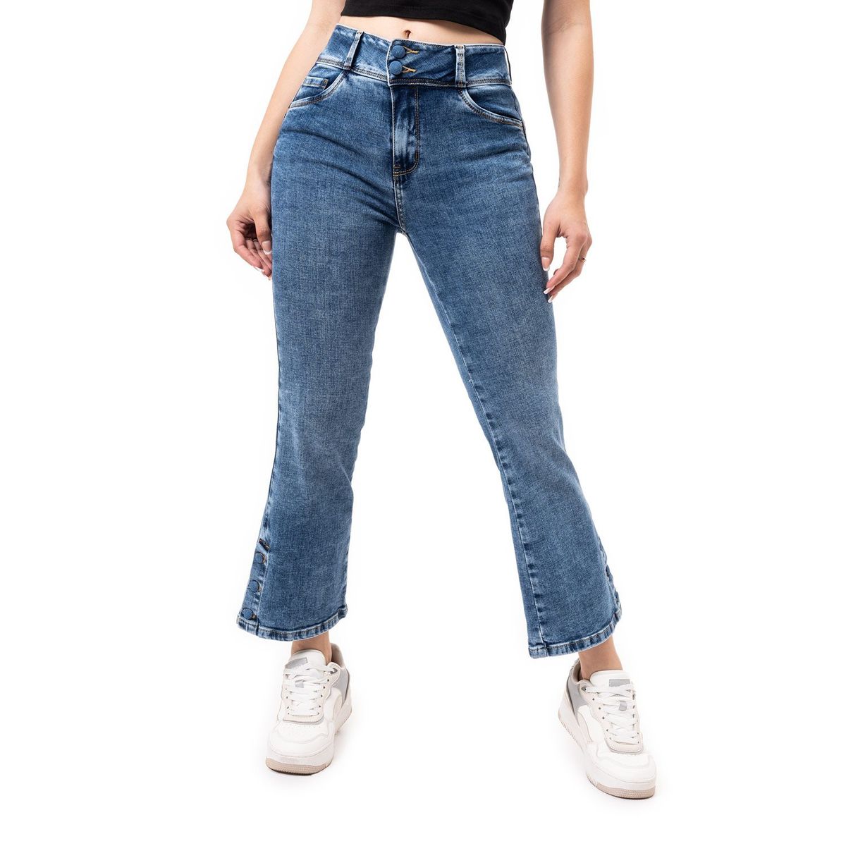 PIONIER - Pantalon Denim Stretch Danixah Pionier
