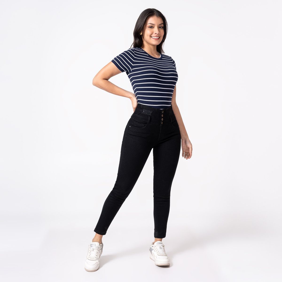 PIONIER - Pantalon Denim Stretch Ekatih Pionier
