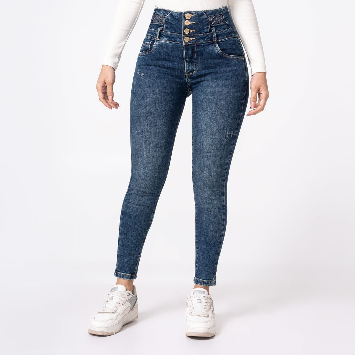 PIONIER - Pantalon Denim Stretch Ekatih Pionier
