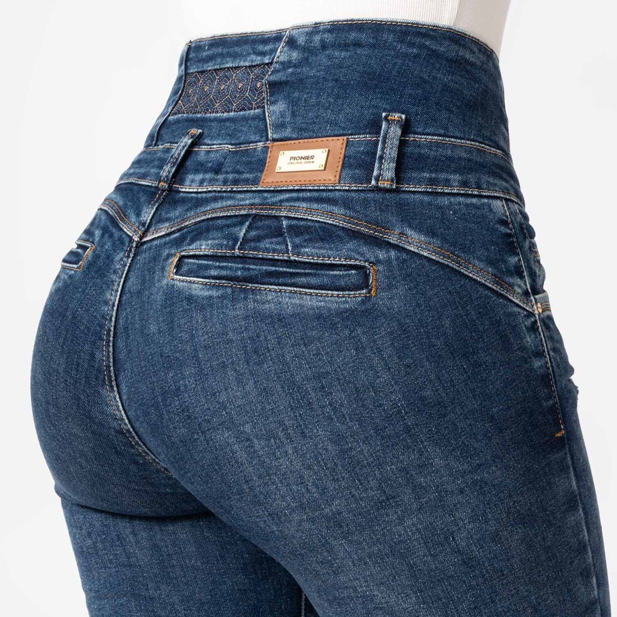 PIONIER - Pantalon Denim Stretch Ekatih Pionier