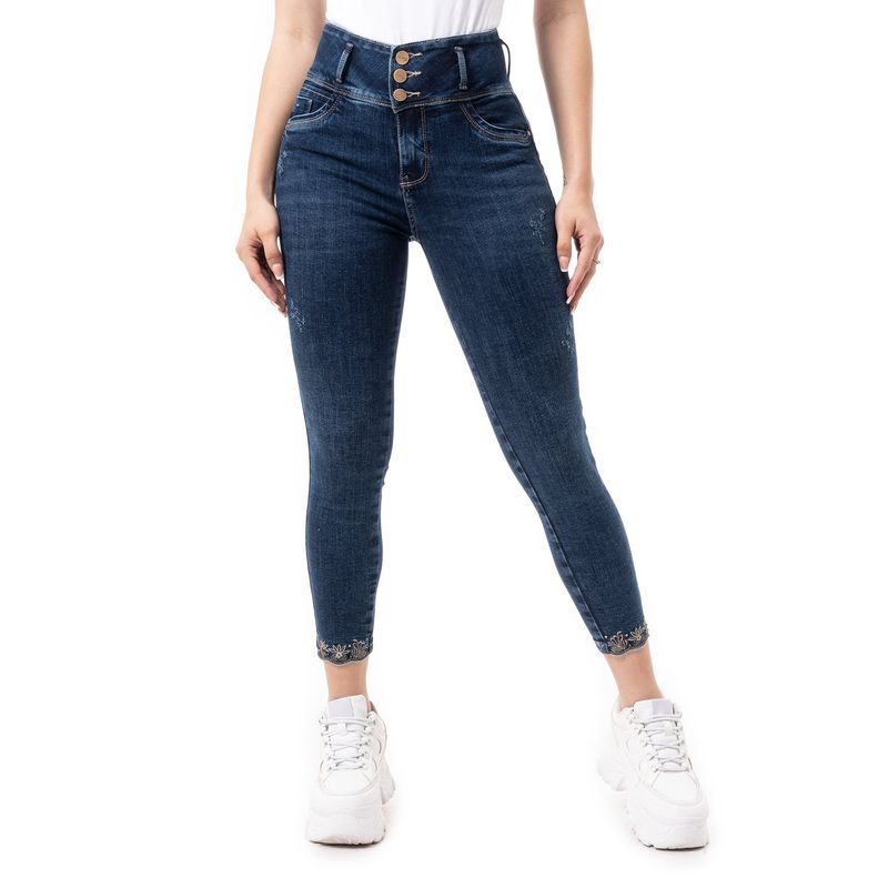PIONIER - Pantalon Denim Stretch Guiselle Pionier