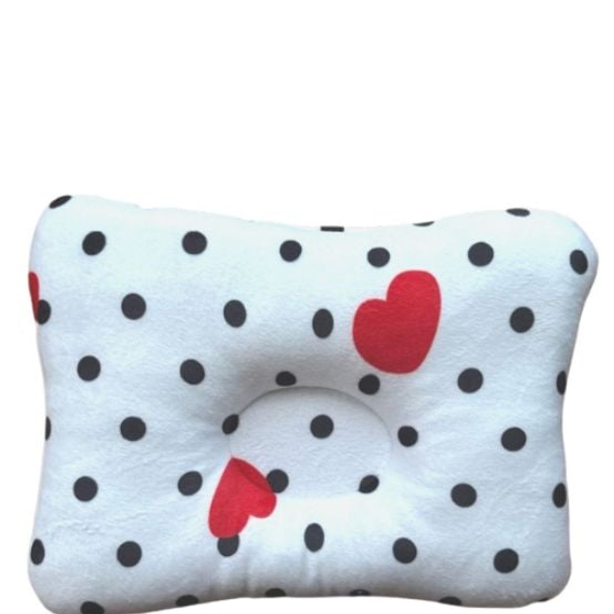 GENERICO - Almohada para Bebé Anti-Cabeza Plana - Corazones