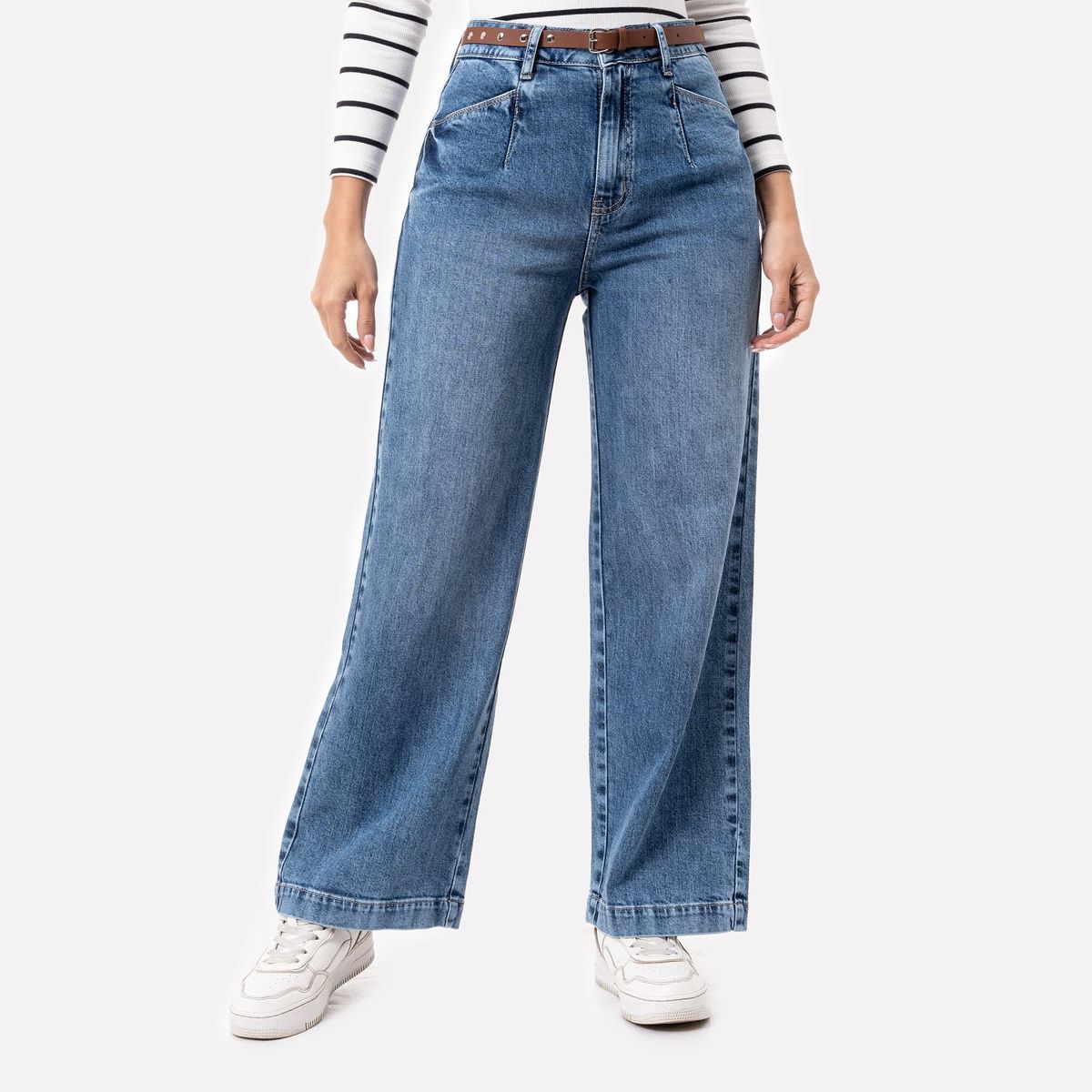 PIONIER - Pantalon Denim Stretch Harei Pionier