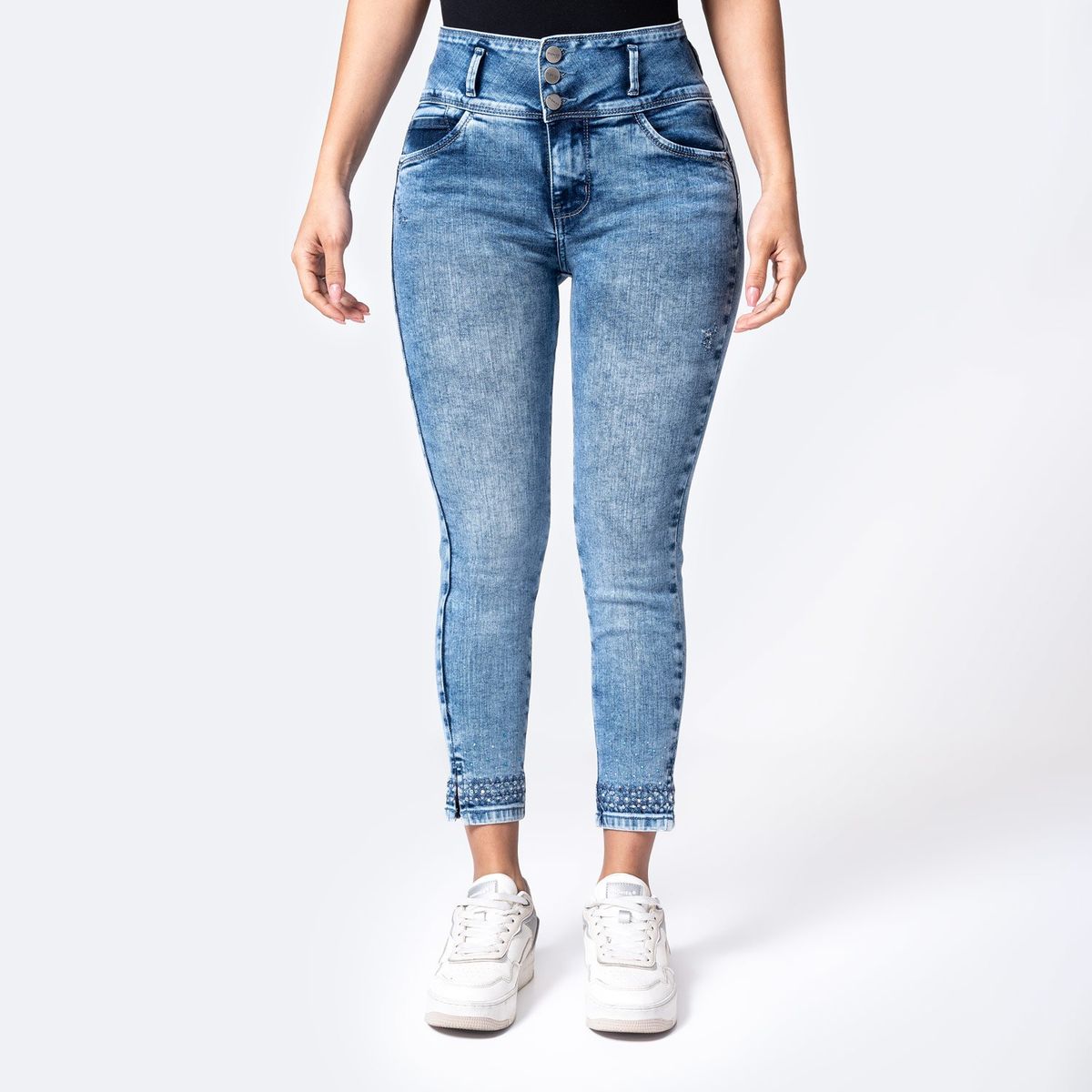 PIONIER - Pantalon Denim Stretch Jaile Pionier