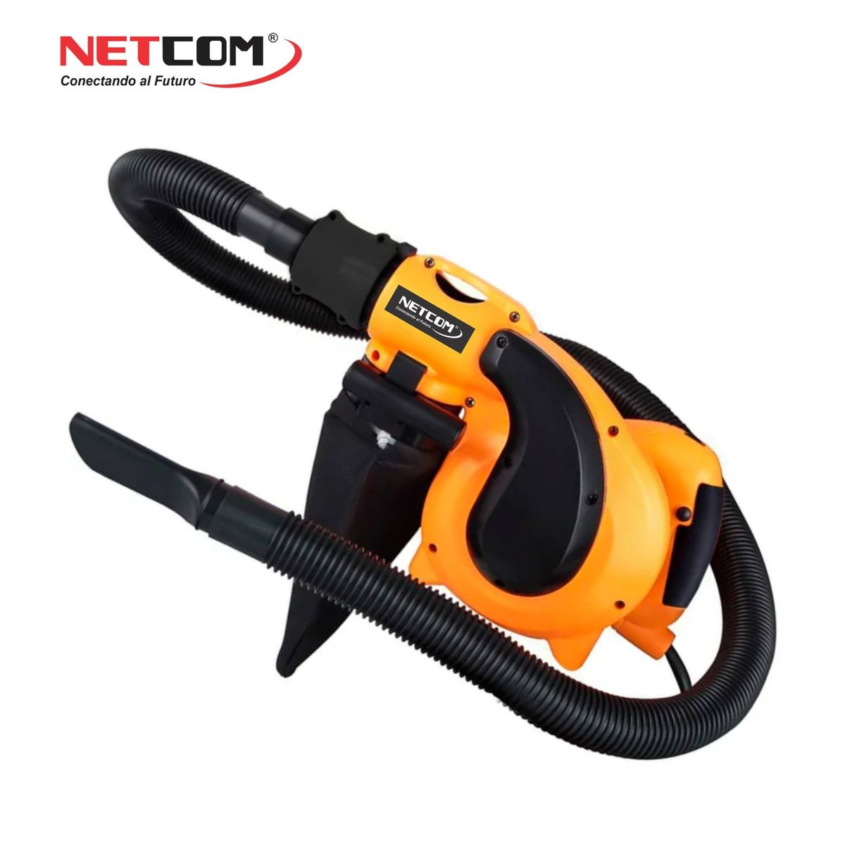 NETCOM - SOPLADOR Y ASPIRADOR DE AIRE DE 1200W INDUSTRIAL CON REGULADOR NETCOM