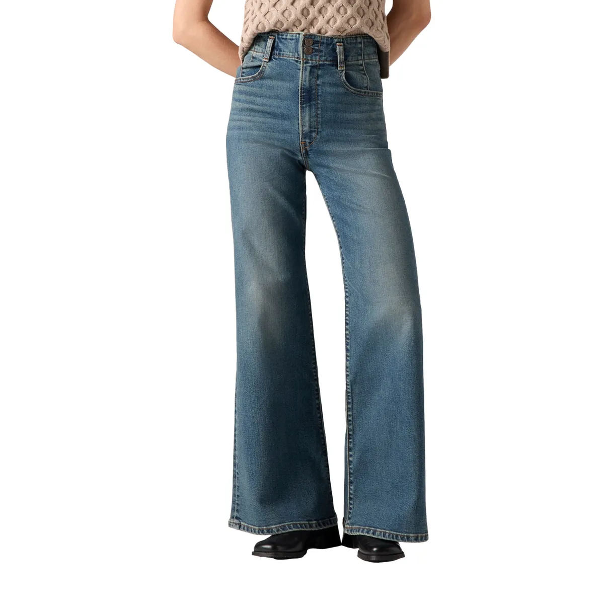 LEVIS - Jeans Mujer Ribcage Bells Corset Azul Levis