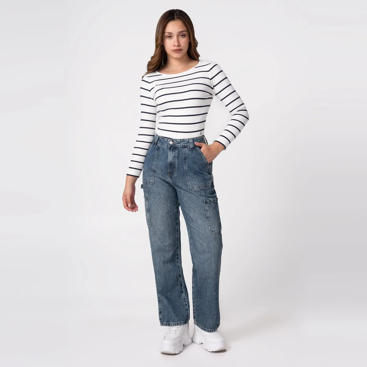 PIONIER - Cargo Denim Jamle Pionier