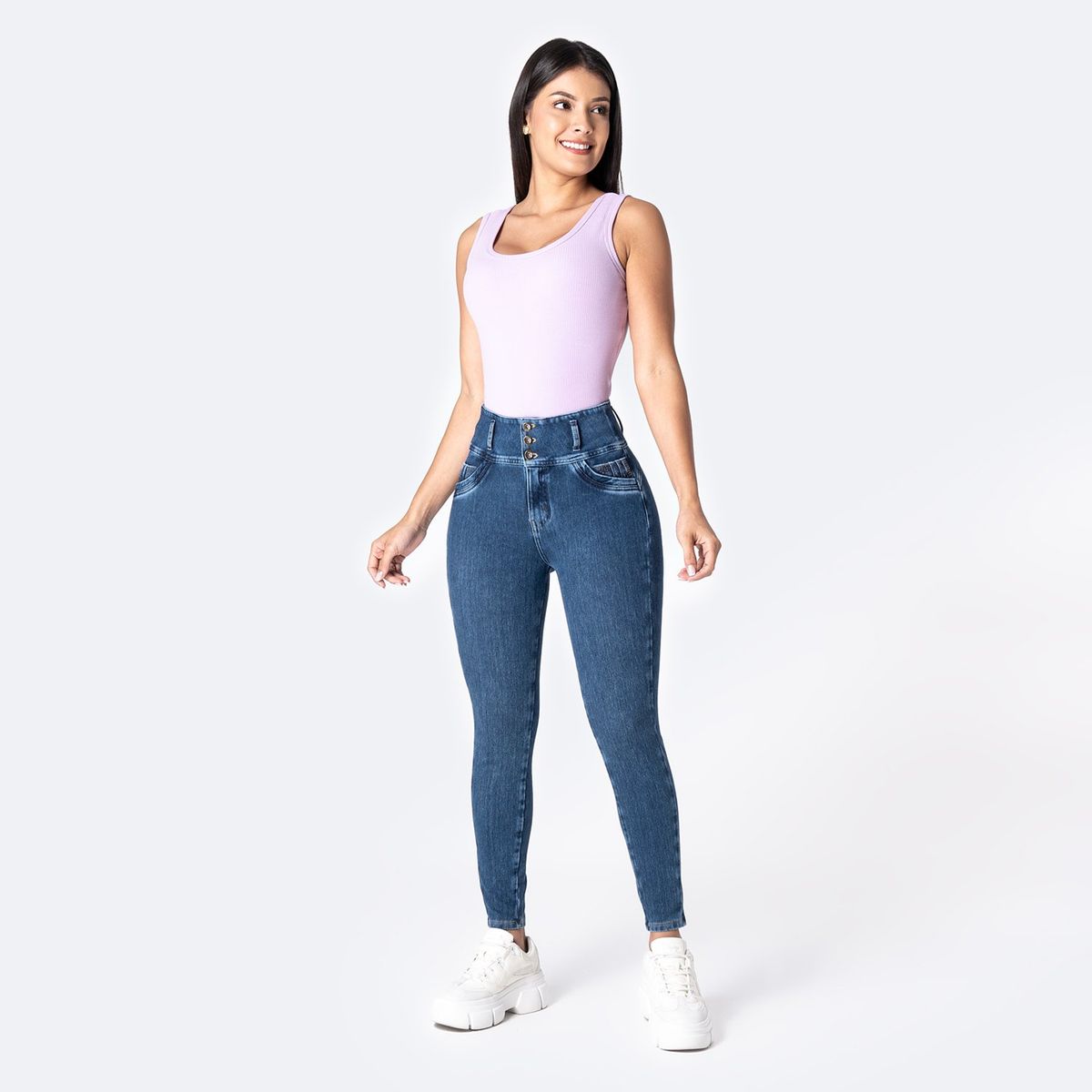 PIONIER - Pantalon Indifio Karleeh Pionier