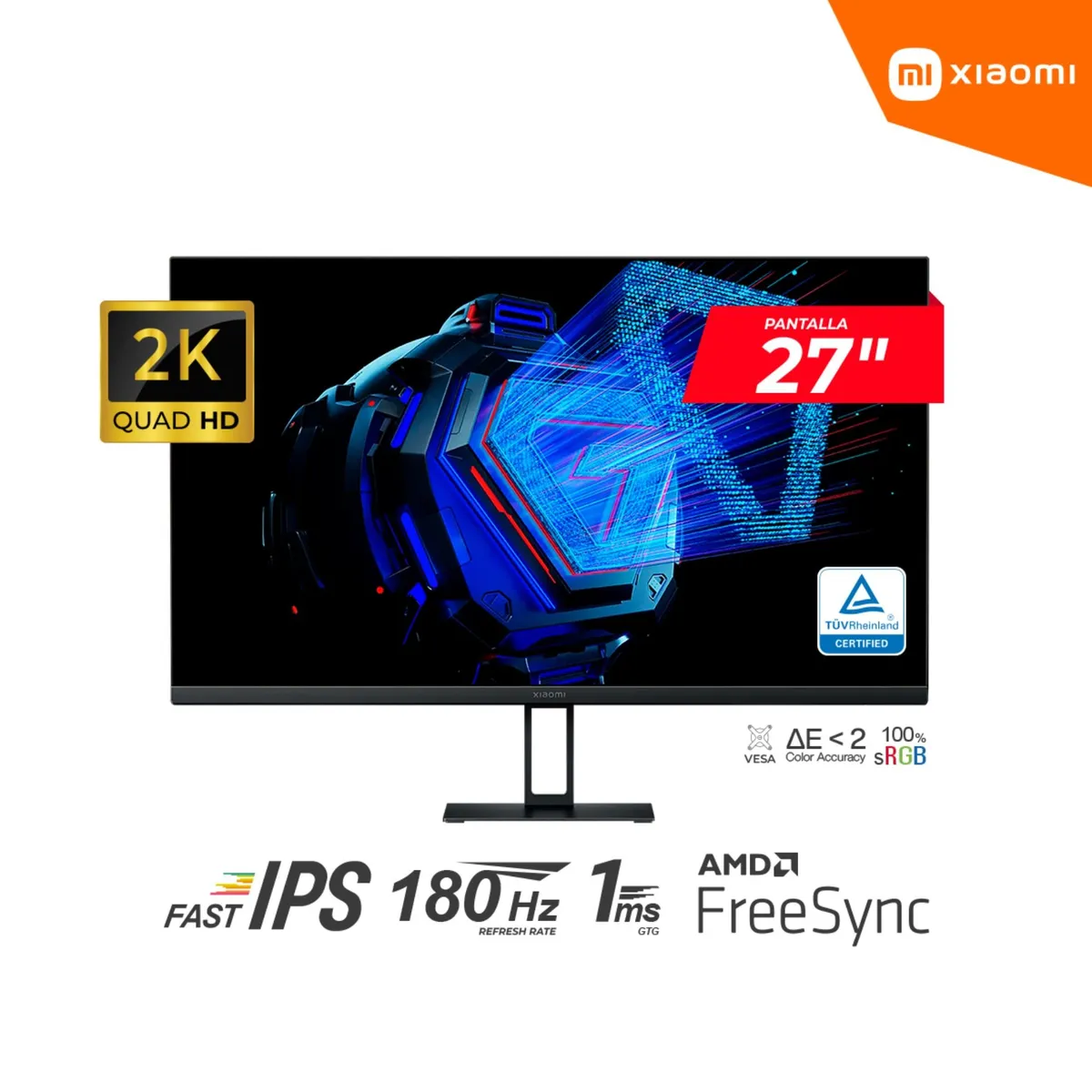 XIAOMI - MONITOR XIAOMI G27Qi 27 2K QHD FastIPS 180HZ 1MS AMD RADEON FREESYNC