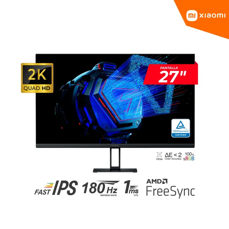 XIAOMI - MONITOR XIAOMI G27Qi 27 2K QHD FastIPS 180HZ 1MS AMD RADEON FREESYNC