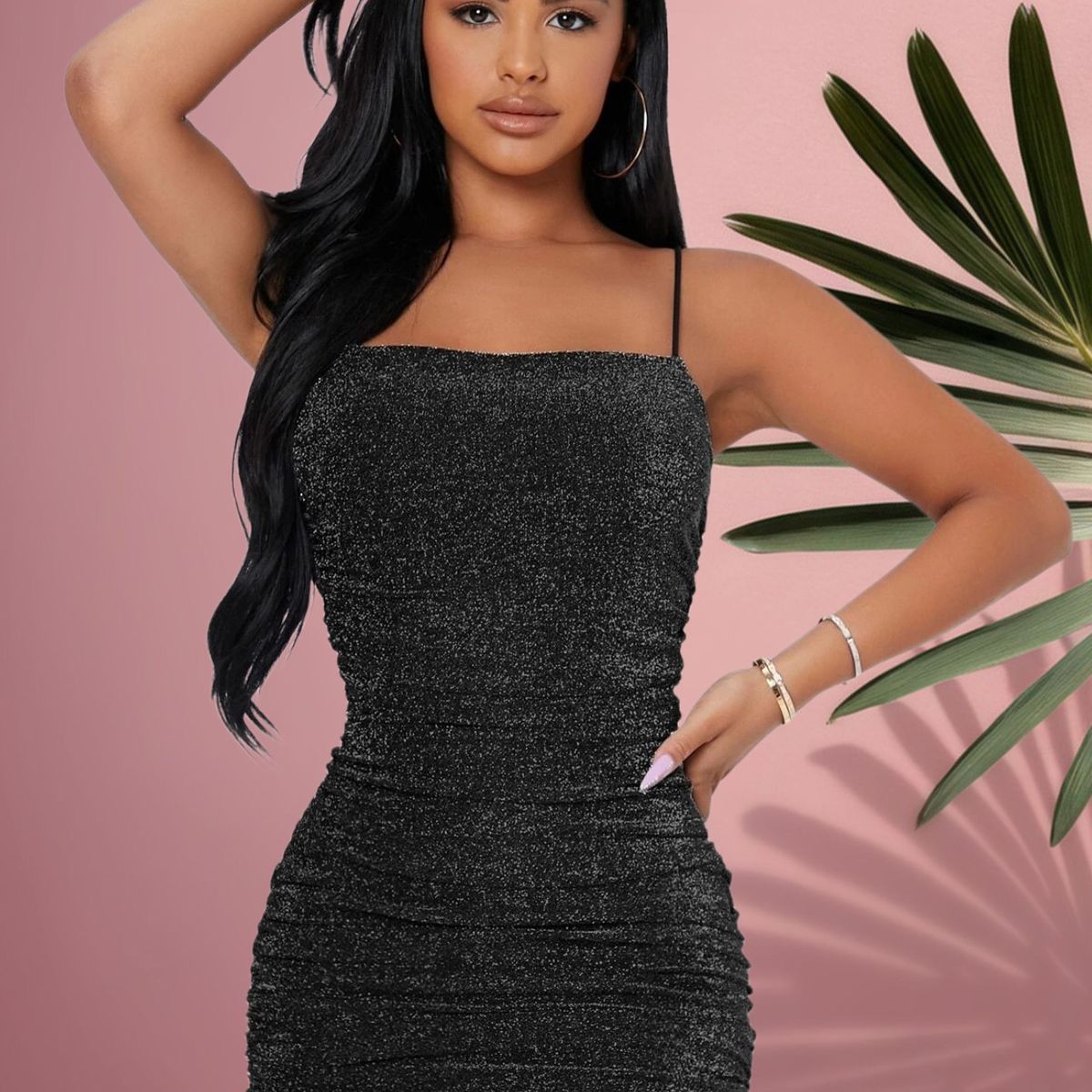 GENERICO - VESTIDO CORTO NEGRO LOLITASDE FIESTA URBANO