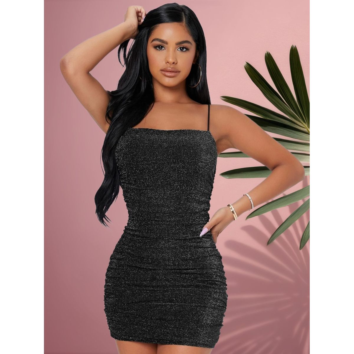 GENERICO - VESTIDO CORTO NEGRO LOLITASDE FIESTA URBANO