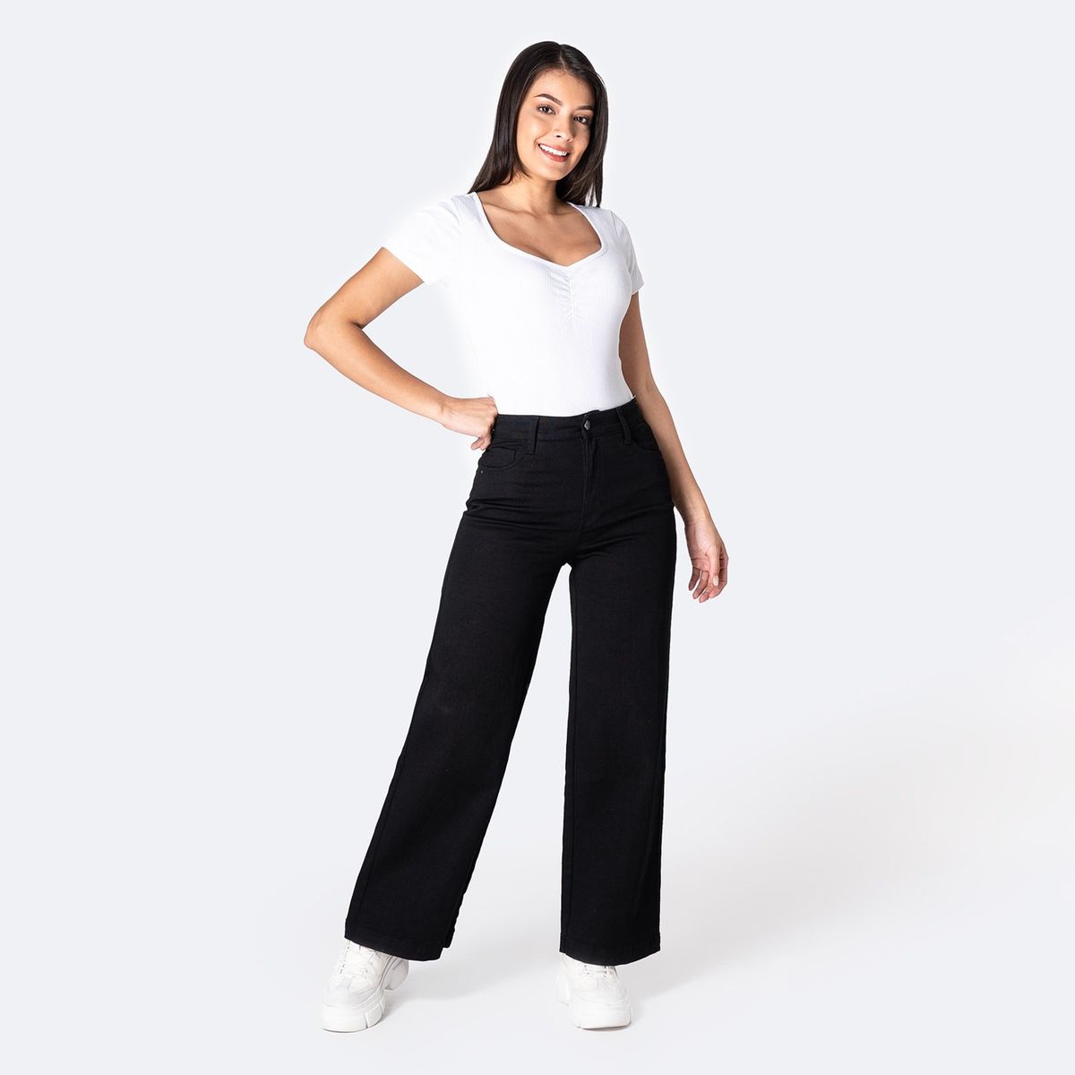 PIONIER - Pantalon Denim Stretch Laraah Pionier