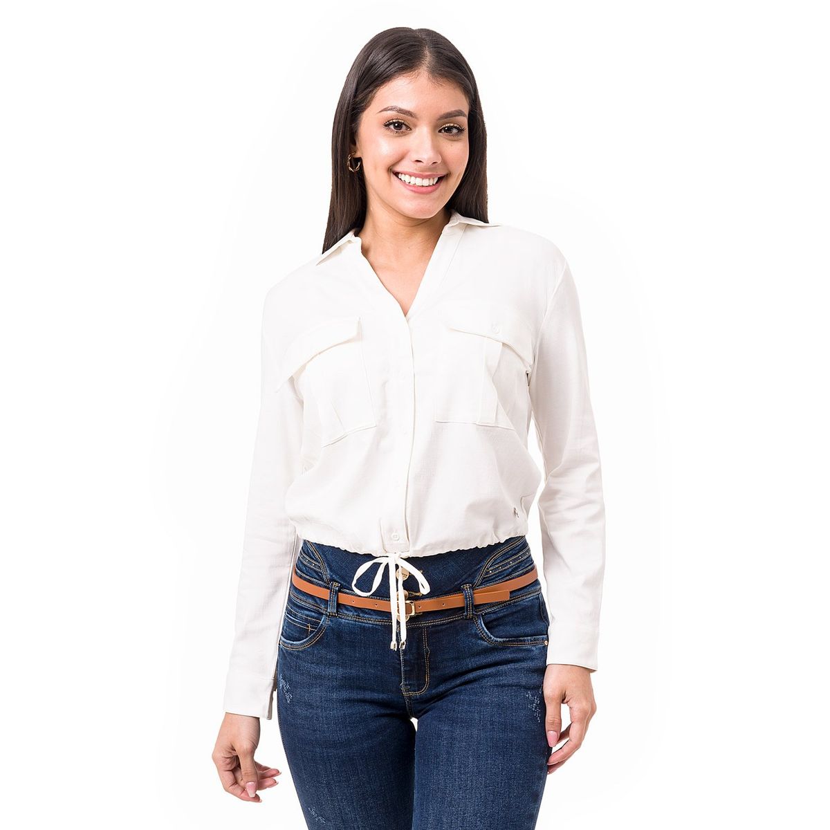 PIONIER - Blusas Popelina Yakemy Pionier