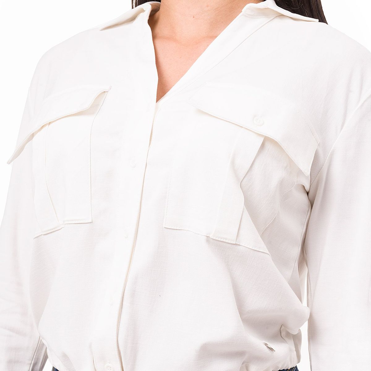 PIONIER - Blusas Popelina Yakemy Pionier