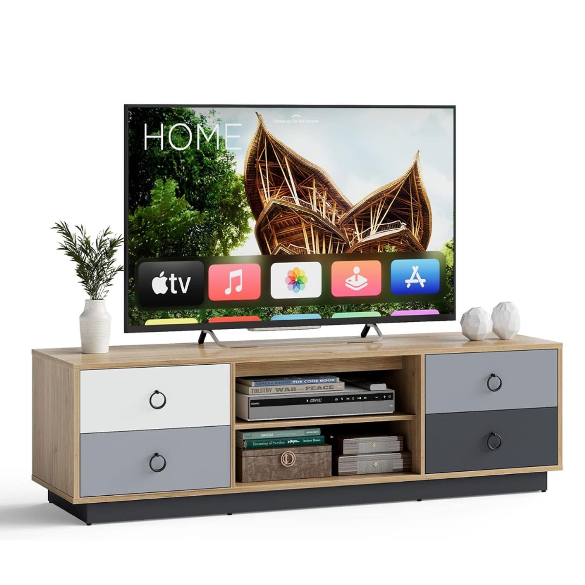 GENERICO - Centro de Entretenimiento Tv 60"  Tangkula Muebles Gaudi