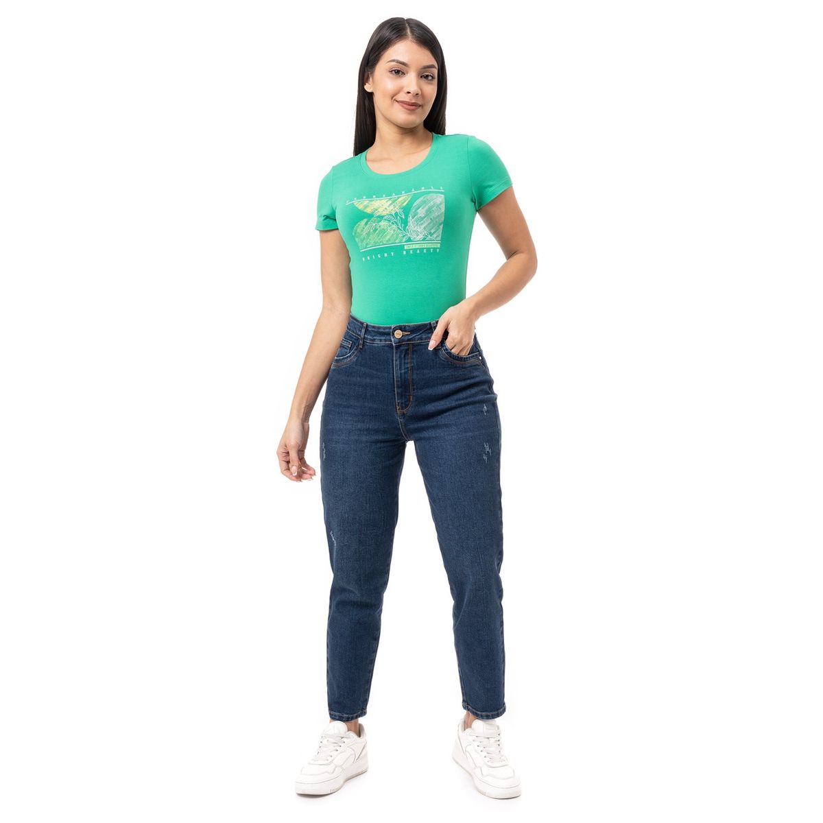 PIONIER - Pantalon Denim Stretch Madalenah Pionier