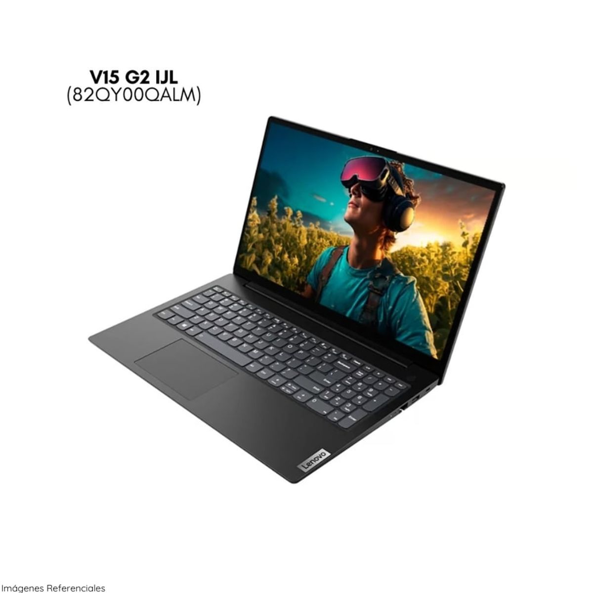 LENOVO - Laptop Lenovo V15 G2 IJL Intel Celeron N4500 8GB RAM 256GB SSD 15.6 Pulg. FHD - 82QY00QALM