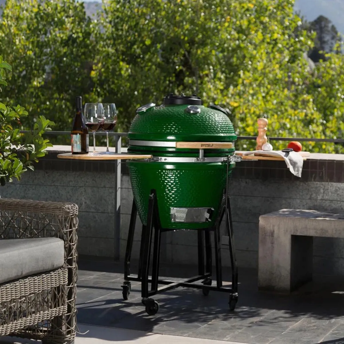 FDV - Parrilla Kamado Tokio Verde 22 Pulgadas FDV