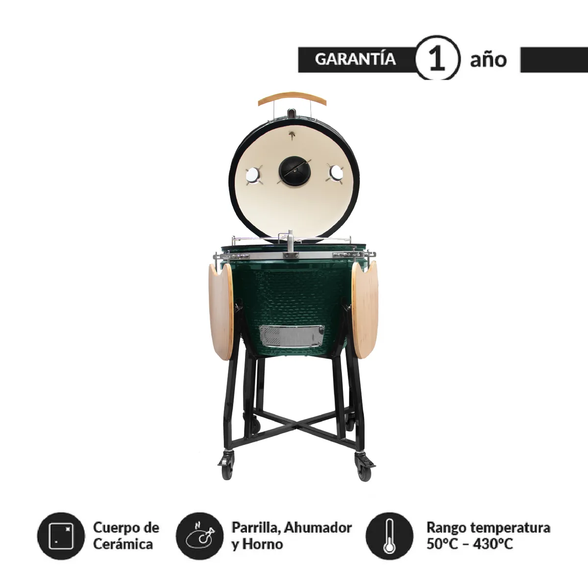 FDV - Parrilla Kamado Tokio Verde 22 Pulgadas FDV