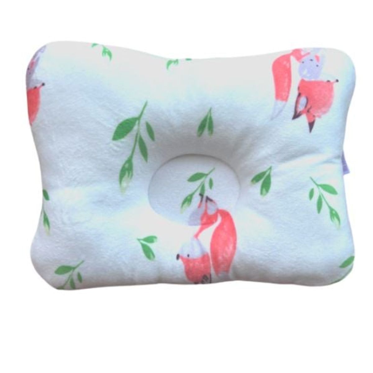 GENERICO - Almohada para Bebé Anti-Cabeza Plana - Zorrito