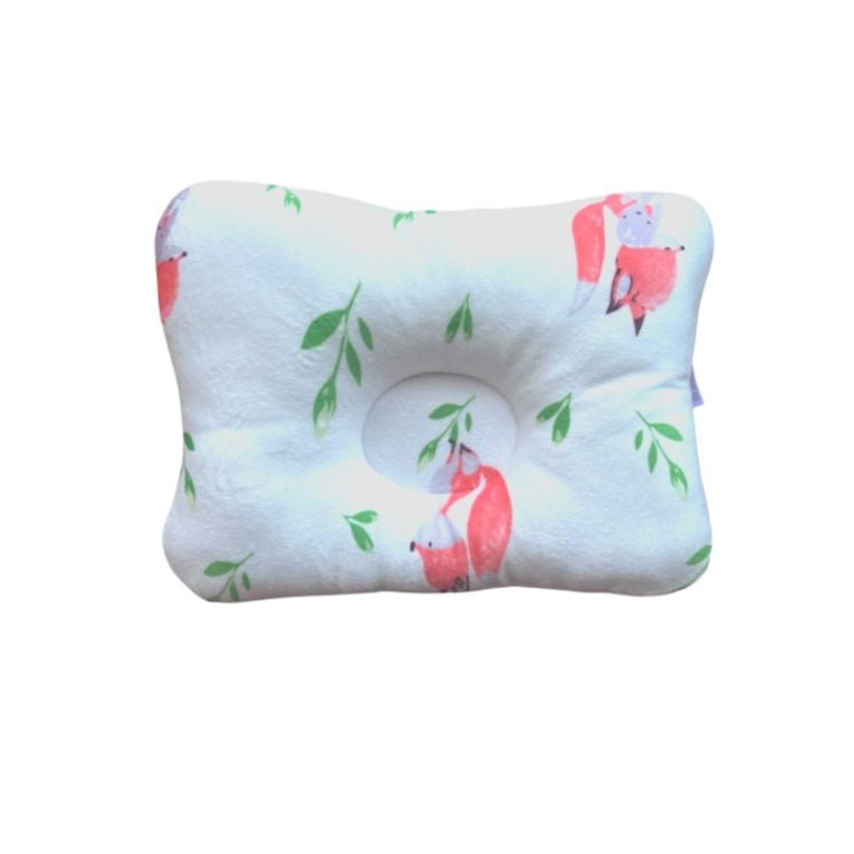 GENERICO - Almohada para Bebé Anti-Cabeza Plana - Zorrito