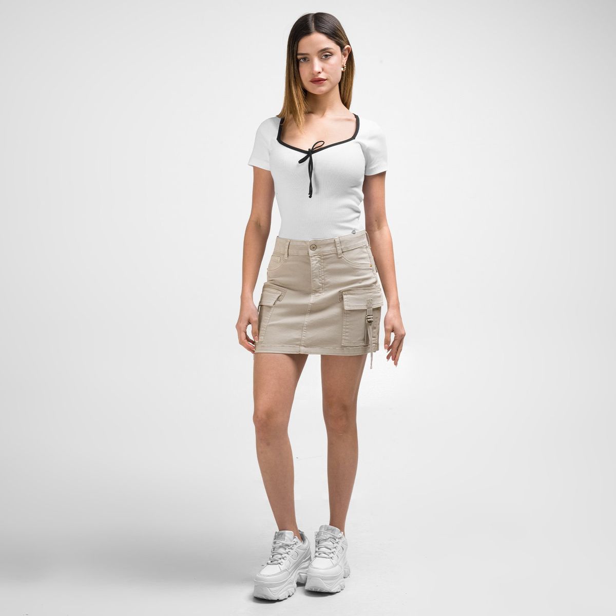 SQUEEZE - Falda 34 Drill Stretch Rocsi Squeeze