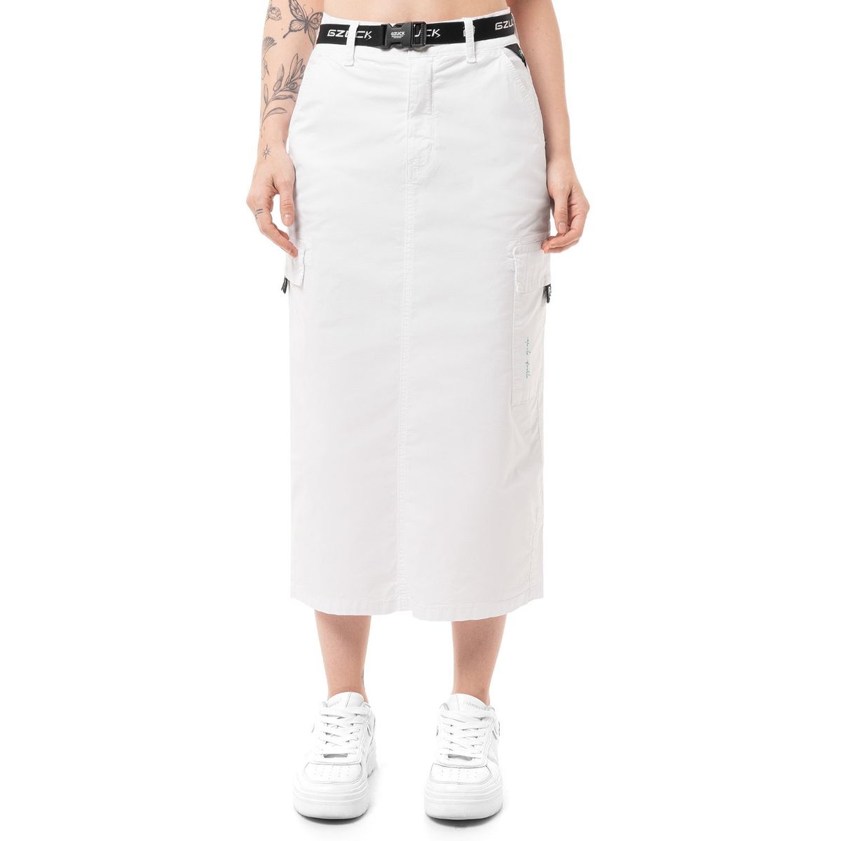 GZUCK - Falda Lar Tafeta Xtravaganza Gzuck