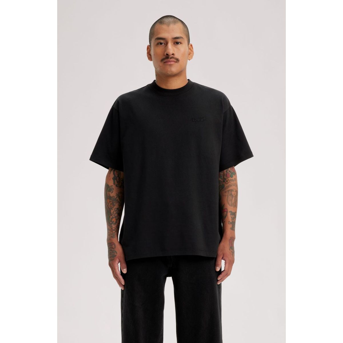 LEVIS - Polo Hombre Red Tab Vintage Tee Negro Levis
