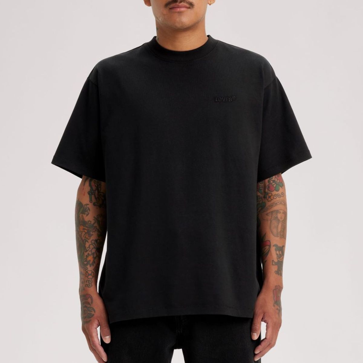 LEVIS - Polo Hombre Red Tab Vintage Tee Negro Levis