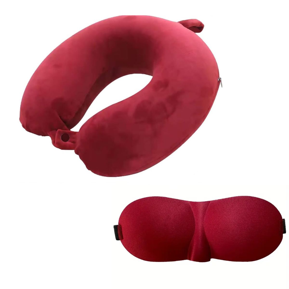 HYGGE - Kit de Almohada de Cuello y Antifaz para Viaje