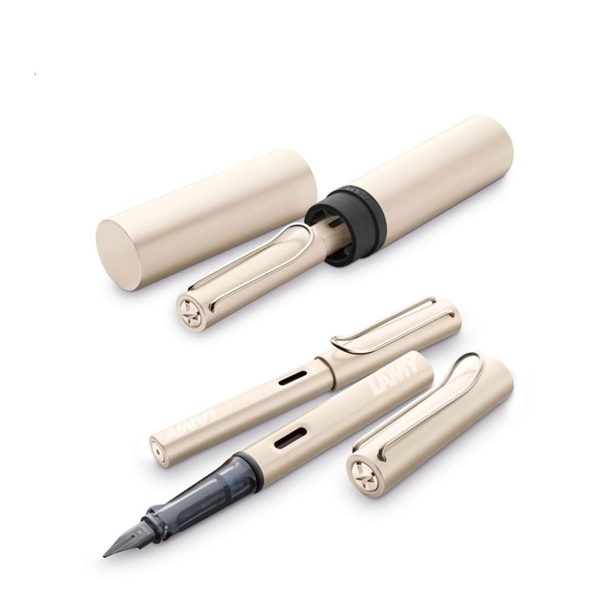 LAMY - Pluma Fuente Lx M bl Lx Palladium