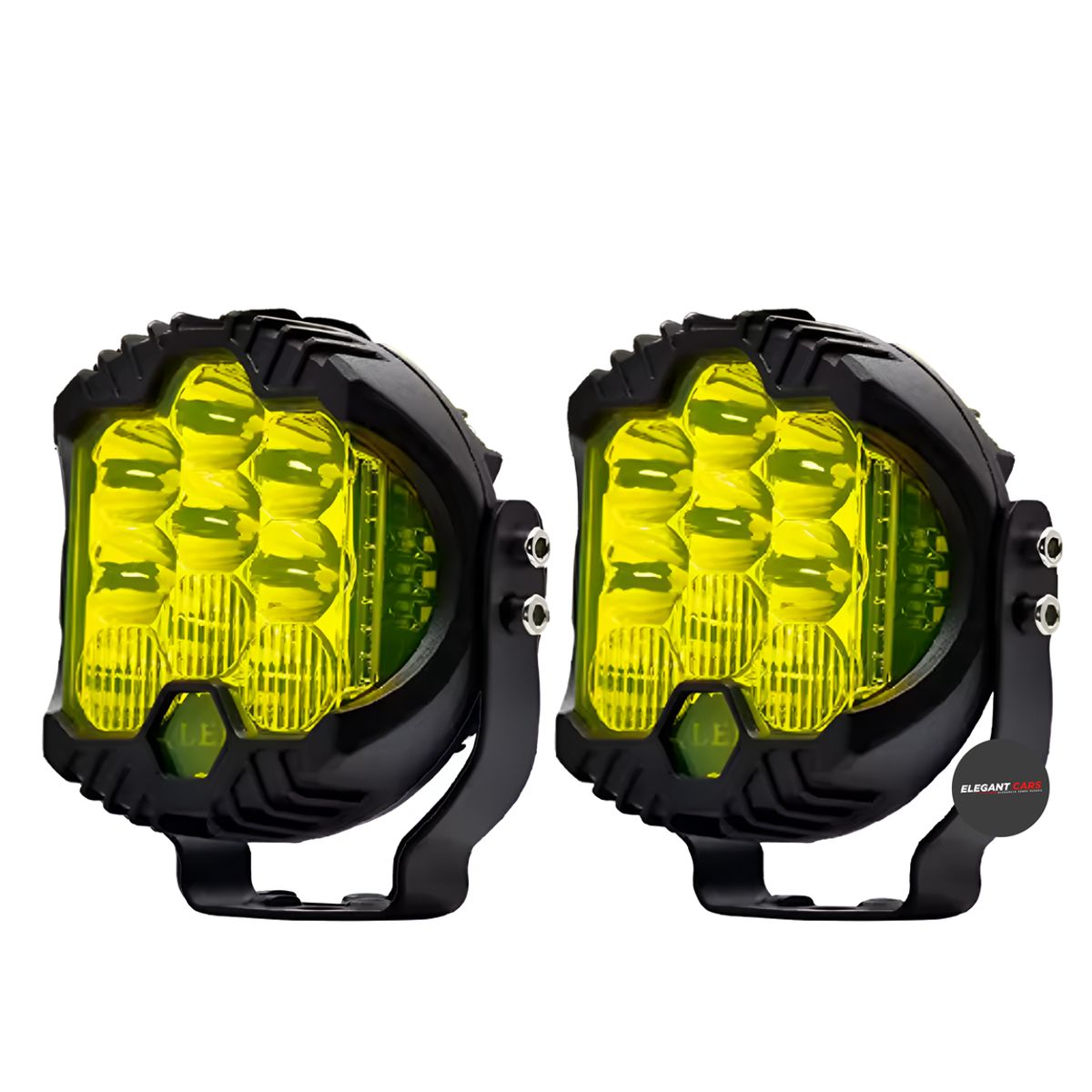 JET - Faros Led Force 6-5Pulg +DRL  Ambar  Alta potencia 2pcs