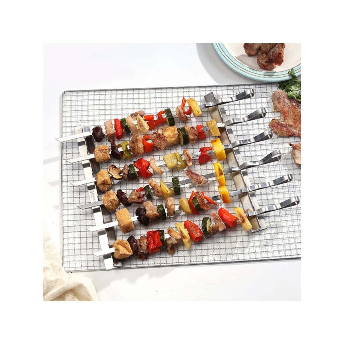 FACUSA - Jgo De Brochetas Para Parrilla X 08 Pzas - 10294002