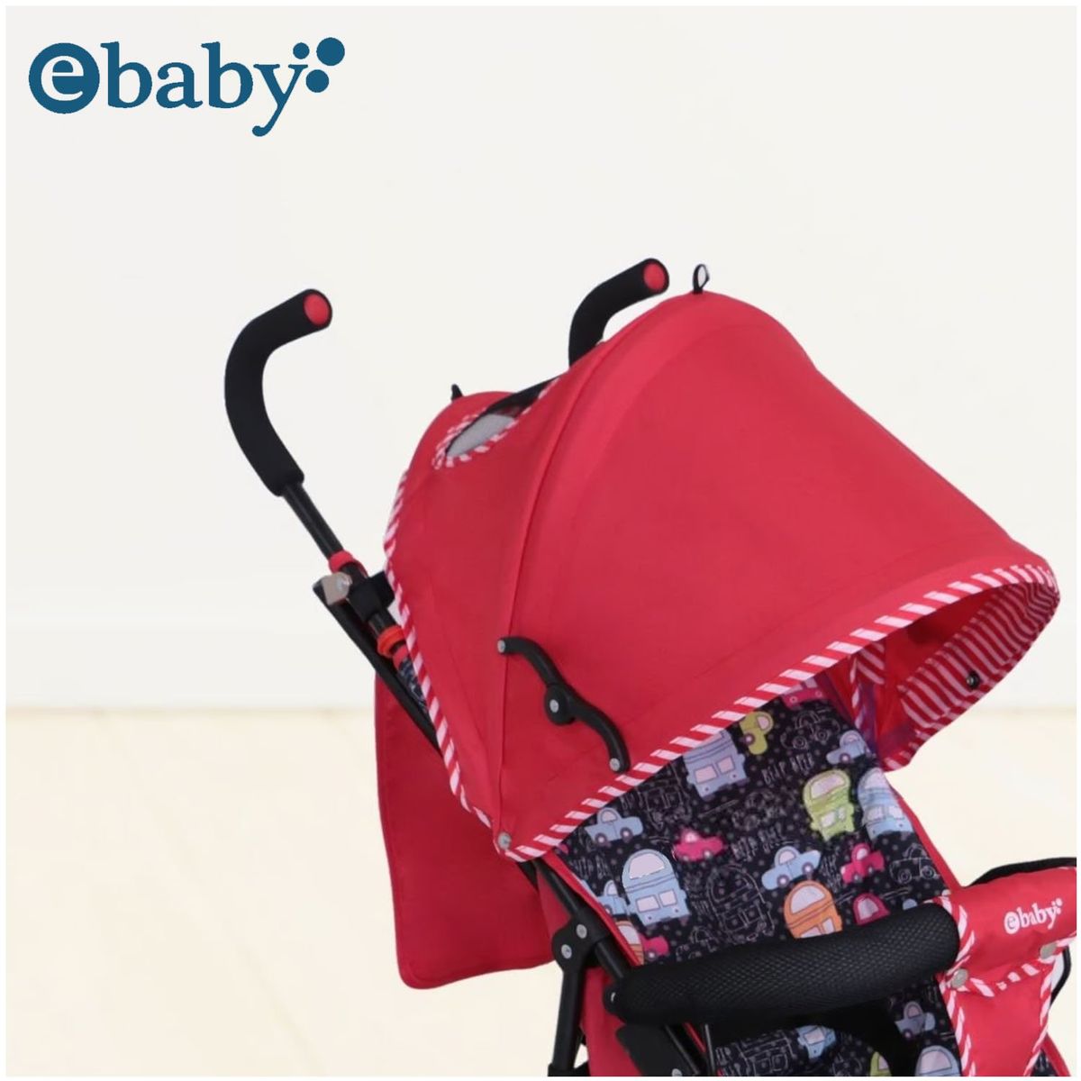 EBABY - Coche Bastón «SWEET VIEW» Red