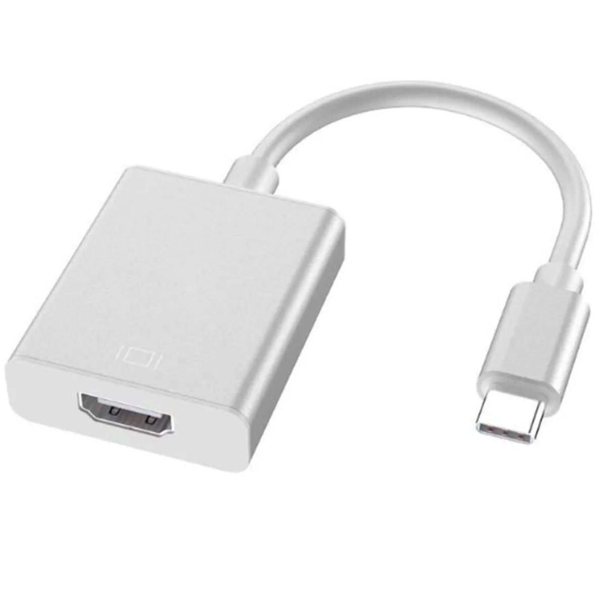 GENERICO - Adaptador Tipo C a HDMI Convertidor Multimedia  Trabajo Oficina