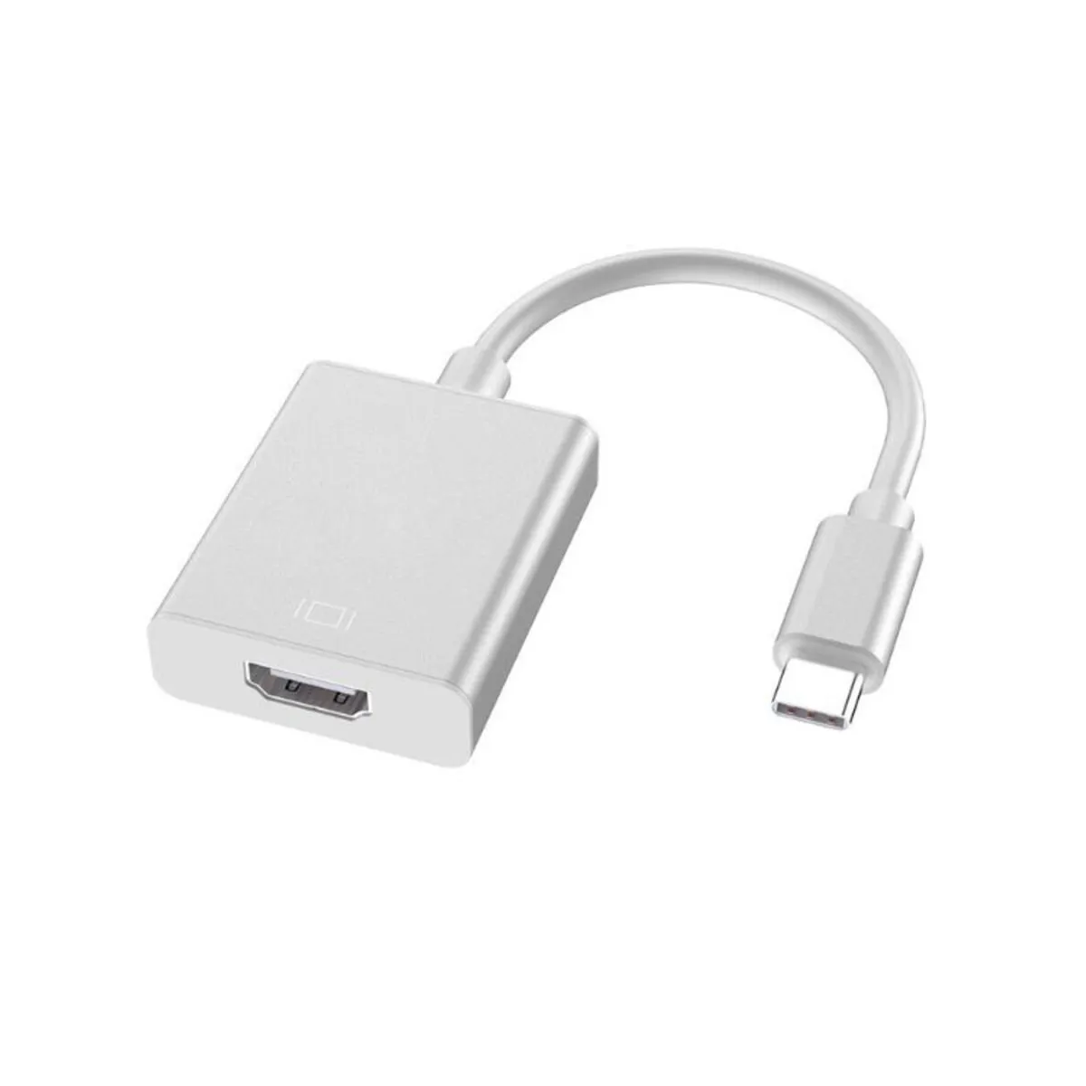 GENERICO - Adaptador Tipo C a HDMI Convertidor Multimedia  Trabajo Oficina