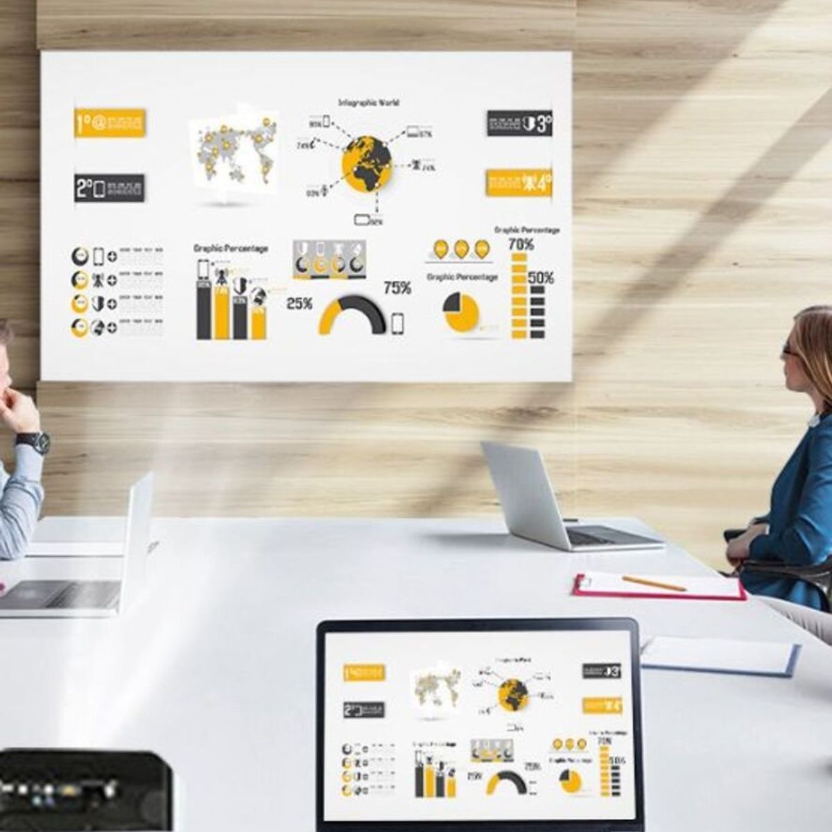 GENERICO - Adaptador Tipo C a HDMI Convertidor Multimedia  Trabajo Oficina