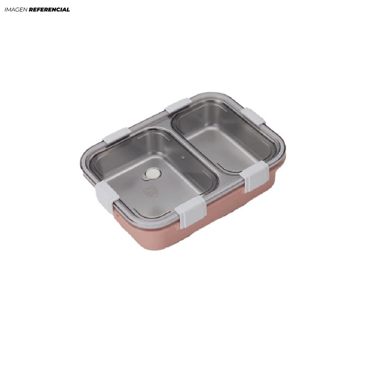 GENERICO - Táper de acero Inoxidable Premium Antiderrame para Ellas