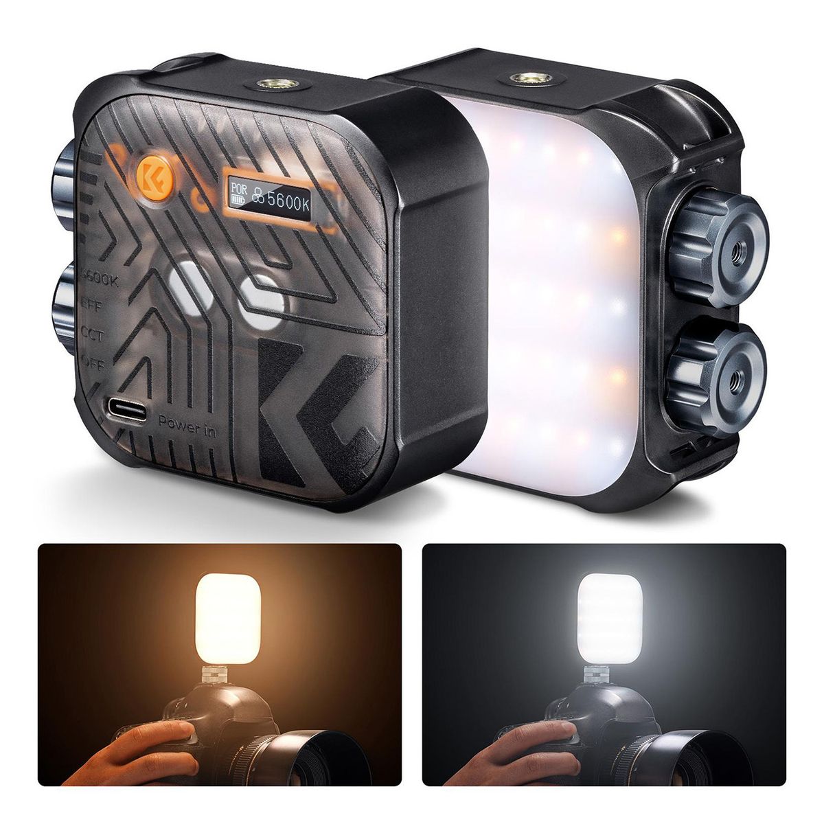 K&F CONCEPT - Luz continua Bi color magnético - K&F Concept