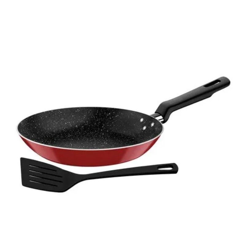 TRAMONTINA - Sarten 24Cm 2Mm Rojo Roch-Loreto CEspatula