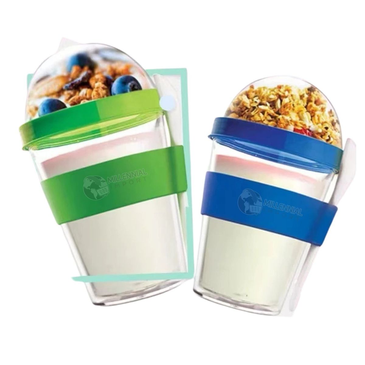 GENERICO - Yogurtera en Vaso incluye Cuchara - Porta Yogurt y Cereal para Niño