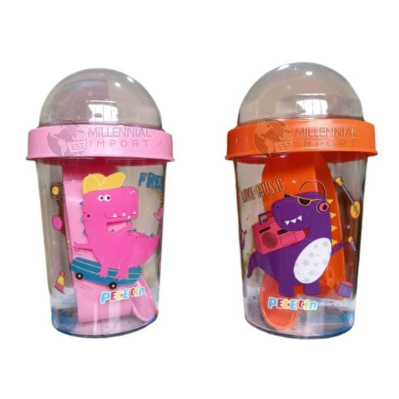 GENERICO - Yogurtera en Vaso con Cuchara - Porta Yogurt para Niña