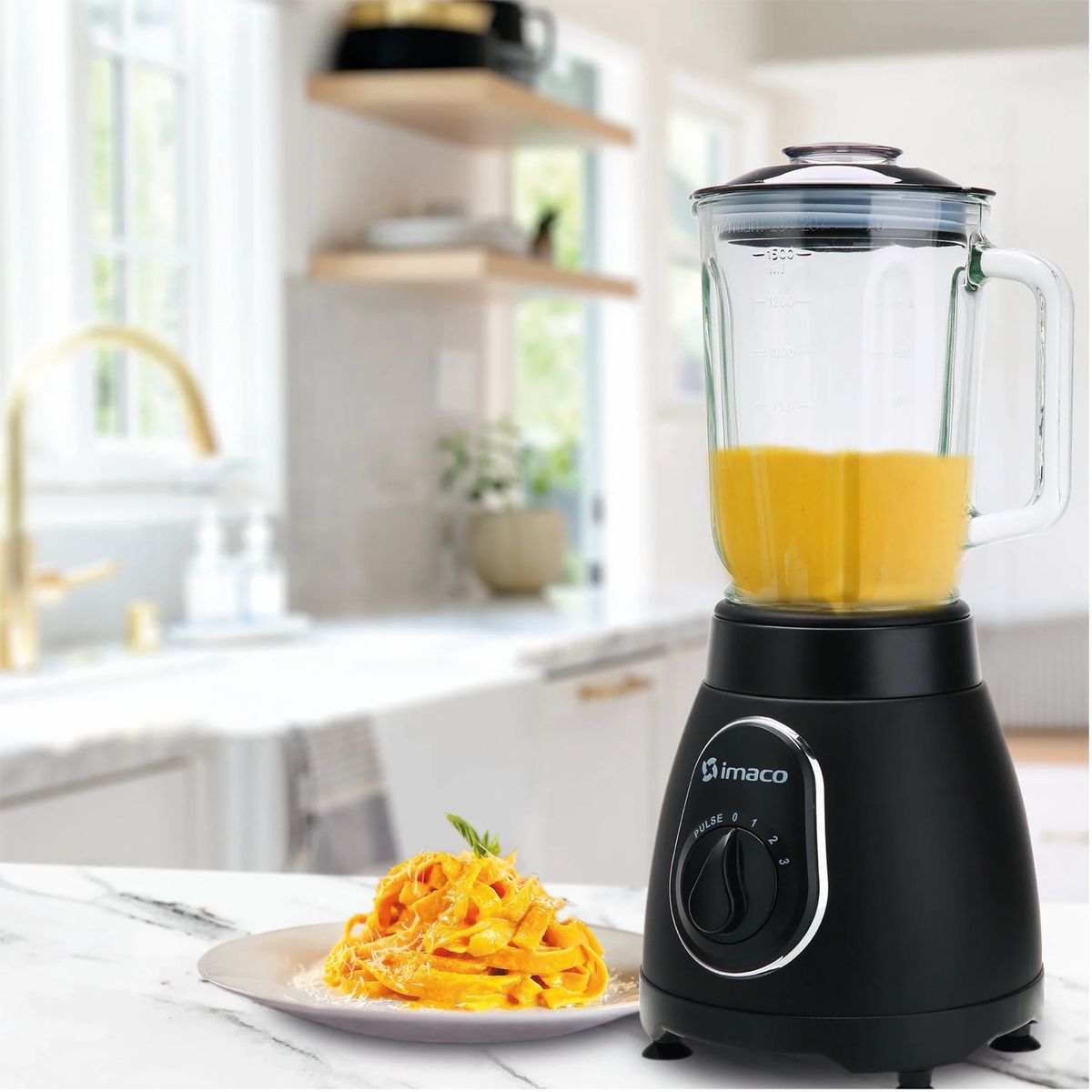 IMACO - Licuadora 3 Vel y pulsador 1.5lts BLS5388