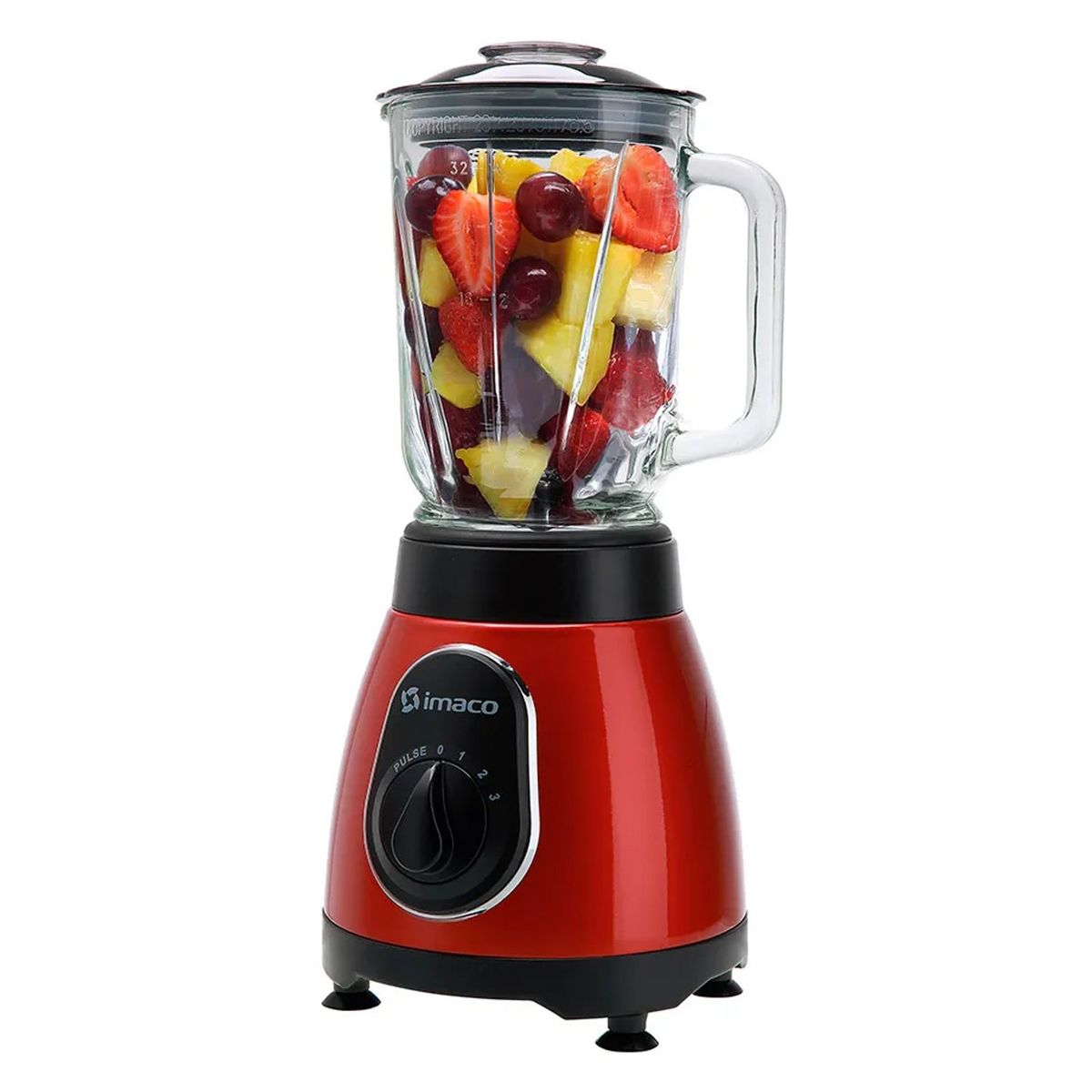 IMACO - Licuadora Imaco15 lt BLS5388R 3v Pulsador 500w Imaco - rojo