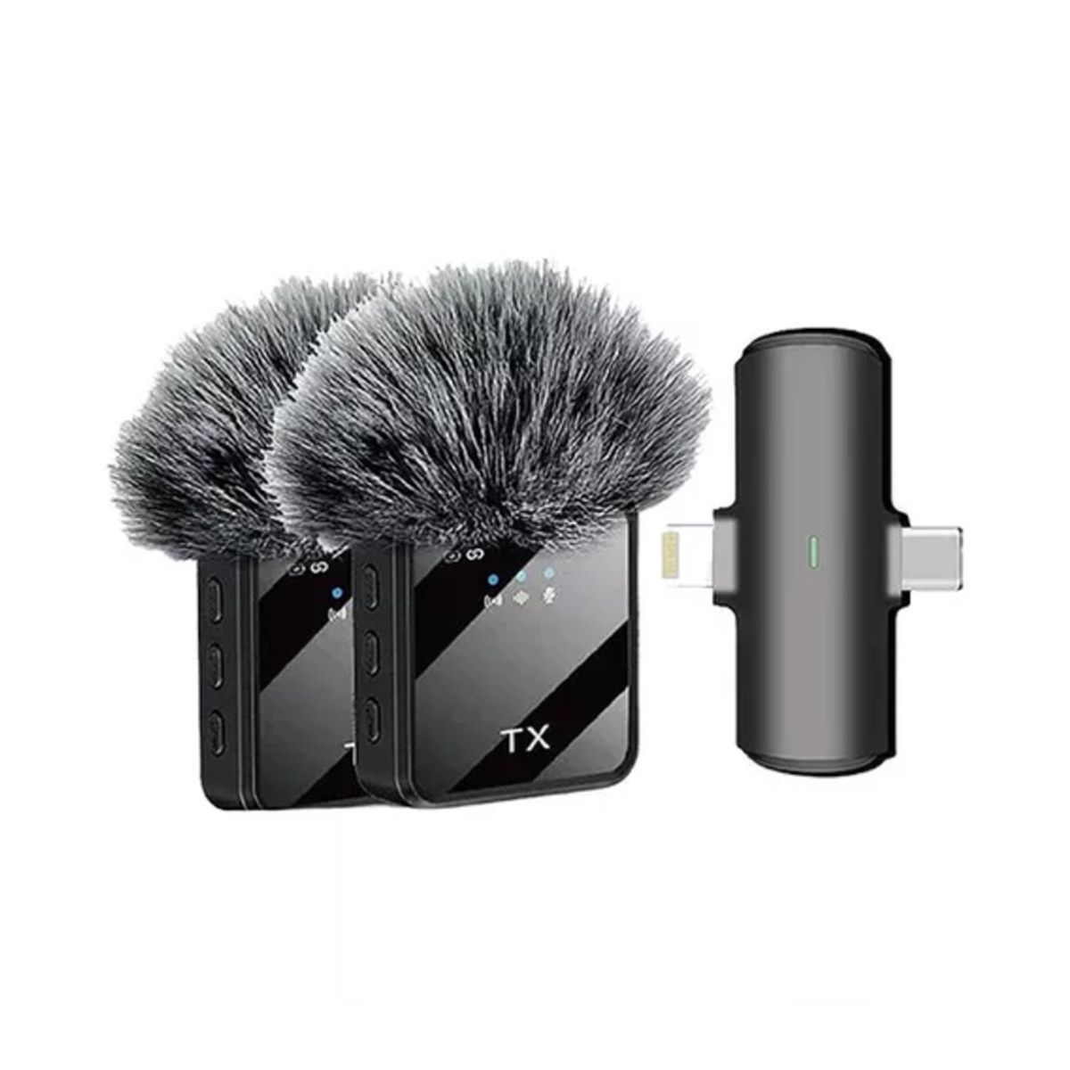 GENERICO - Micrófono Inalámbrico Doble F15-2